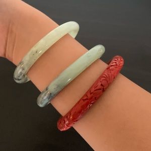 Three exotic cocktail bracelets
